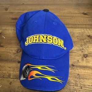 Johnson Men Blue NASCAR hat,one size